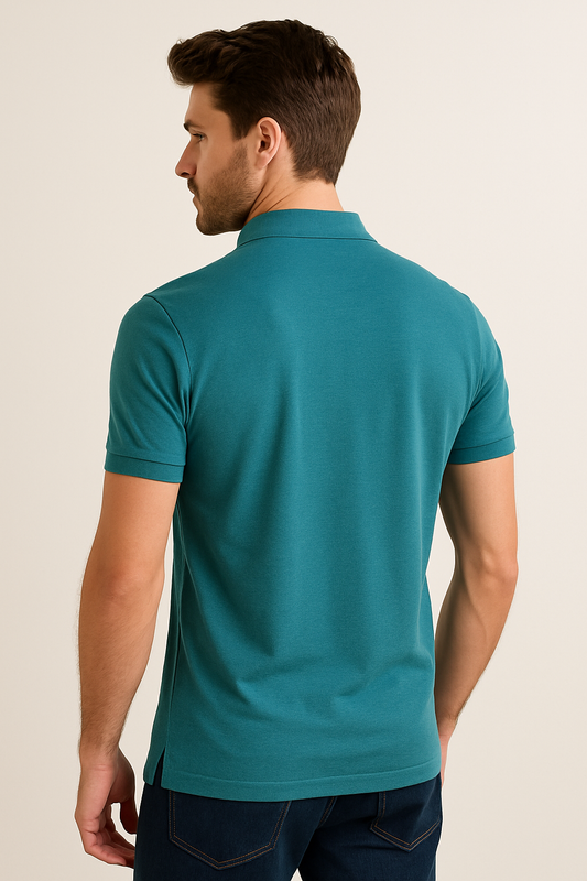 MAJORIS Men's Premium Cotton Polo T-shirt | Regular Fit | Half Sleeve Solid Collar T-shirt
