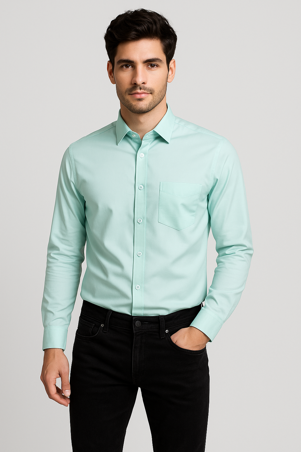 Premium Formal Cotton Shirt for Men | Regular Fit | Office & Daily Wear