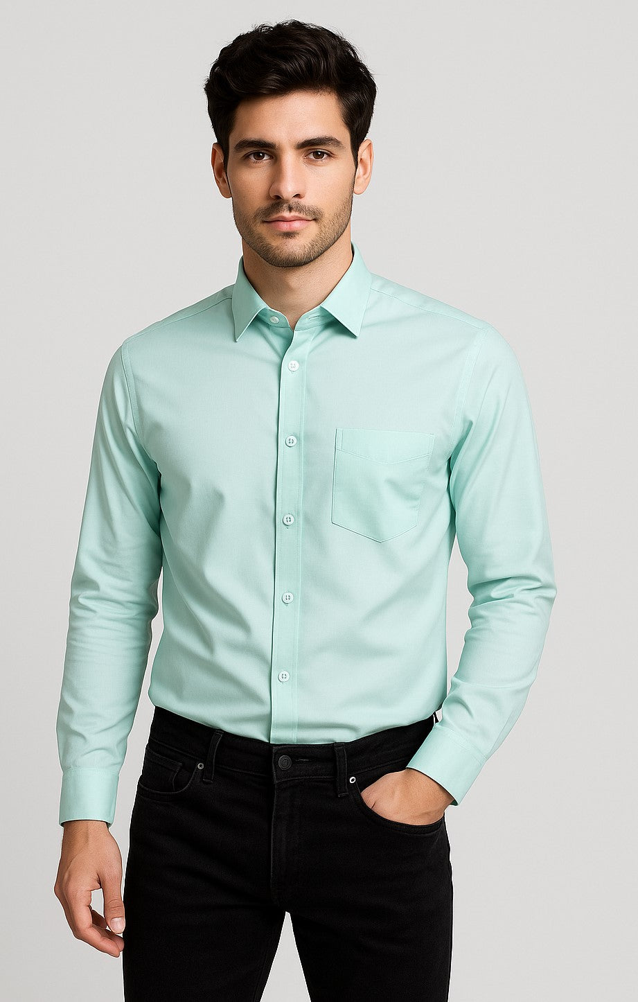 Premium Formal Cotton Shirt for Men | Regular Fit | Office & Daily Wear