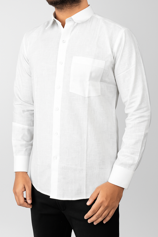TRENDS COTTON STIFF KHADI SHIRT. POLITICAL WEAR