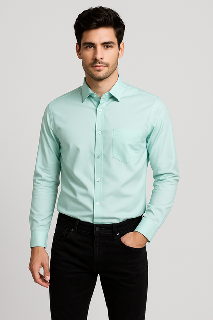 Premium Formal Cotton Shirt for Men | Regular Fit | Office & Daily Wear